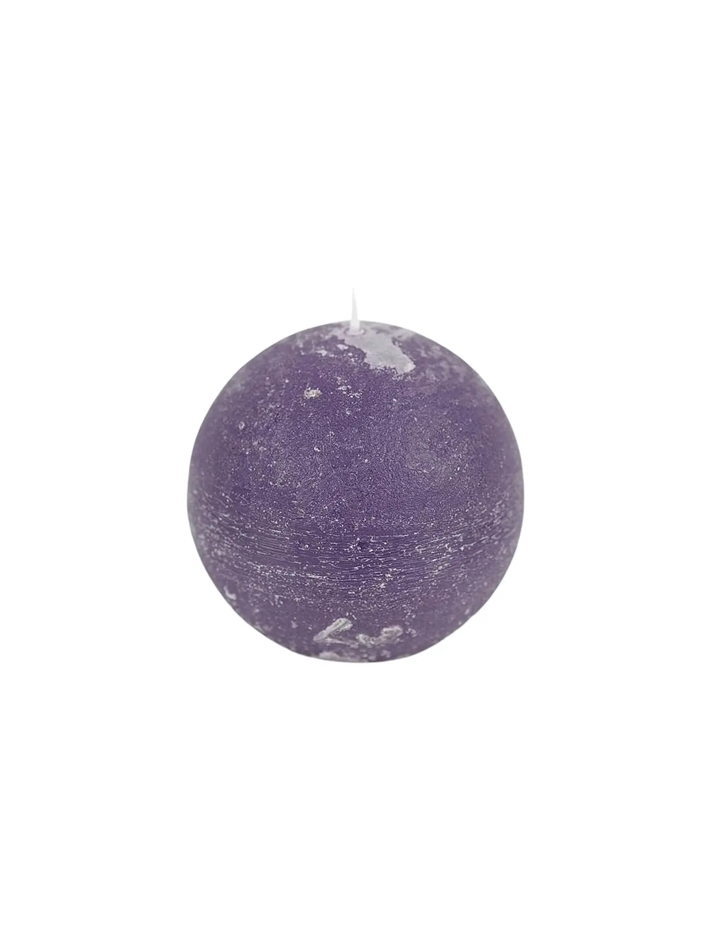 RASTELI | Rustike Kugelkerze - Luz Your Senses 8cm Pearl | lila